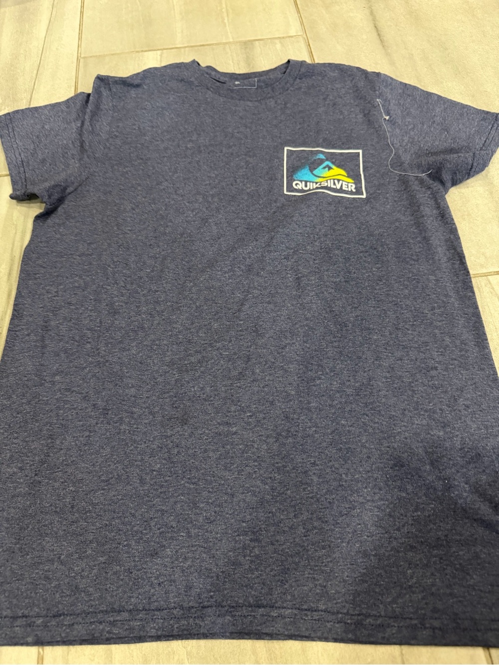 Quiksilver Navy Blue Kids' Logo Pocket Tee